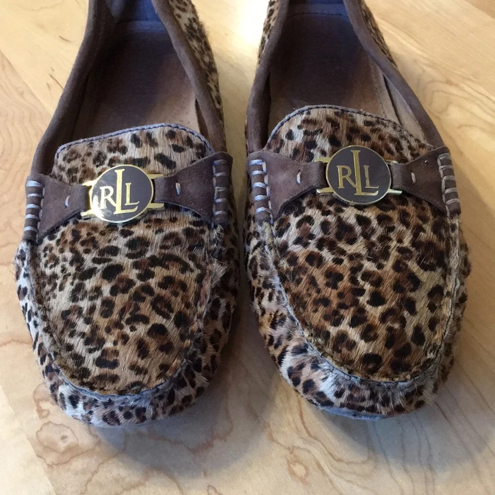 LRL Lauren Ralph Lauren Carley II Leopard Loafer - Picture 4 of 11